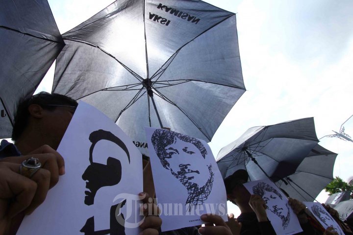 Aksi Kamisan Peringati Kematian Munir