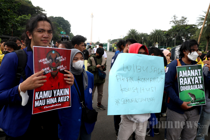 Aksi Mahasiswa Tolak RKUHP Pasal Problematika