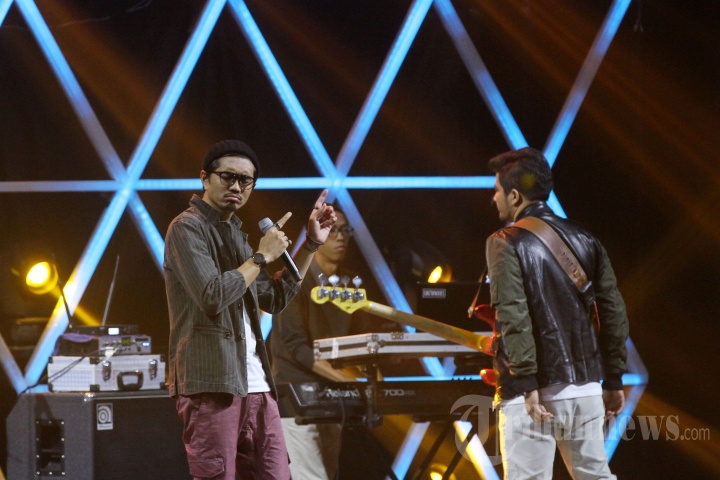 Aksi Panggung Sheila On 7 di HUT ANTV ke 24