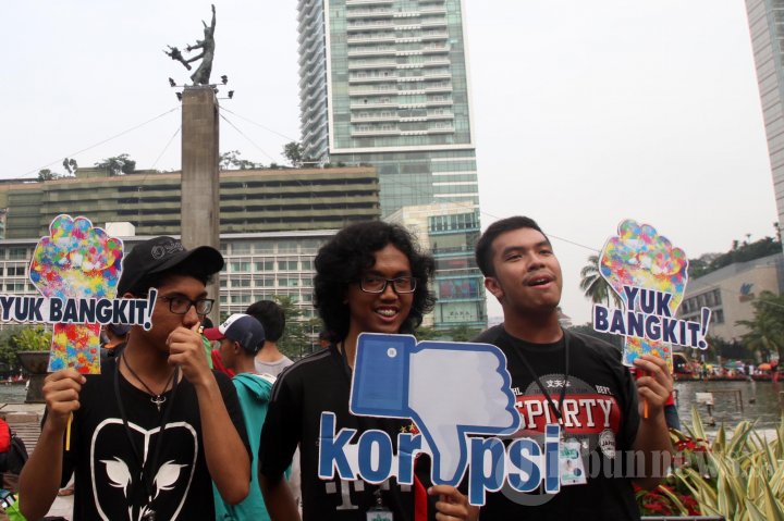 Aksi Simpatik Anti Korupsi Di CFD