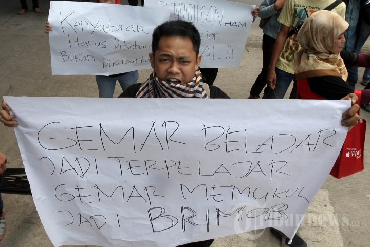 Aksi Solidaritas Jurnalis Makassar