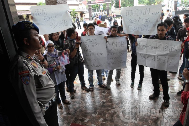 Aksi Solidaritas Jurnalis Makassar