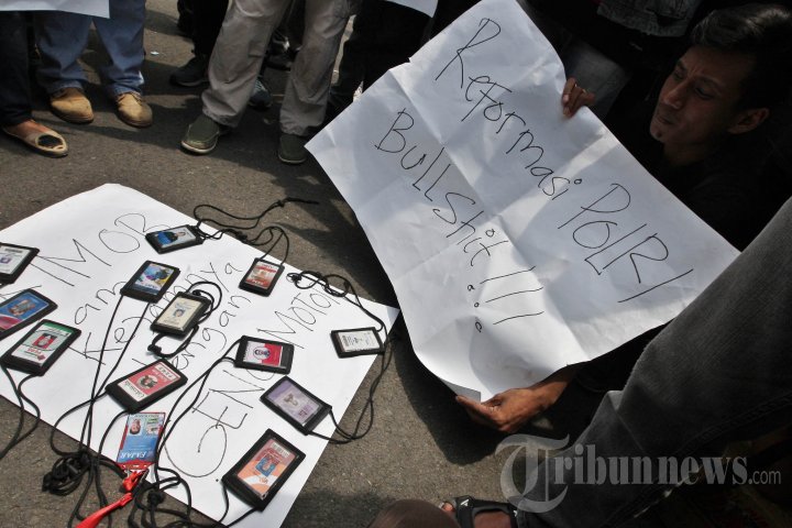 Aksi Solidaritas Jurnalis Makassar