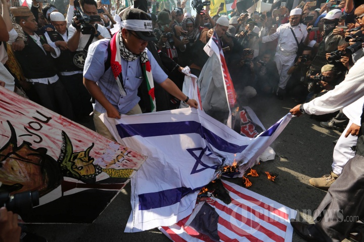 Aksi Solidaritas untuk Palestina di Medan
