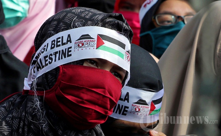 Aksi Solideritas Palestina di Medan