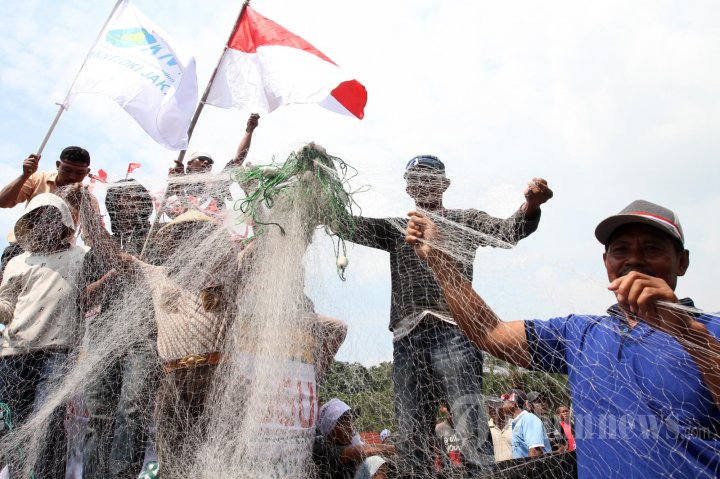 Aksi Tolak Reklamasi Teluk Jakarta