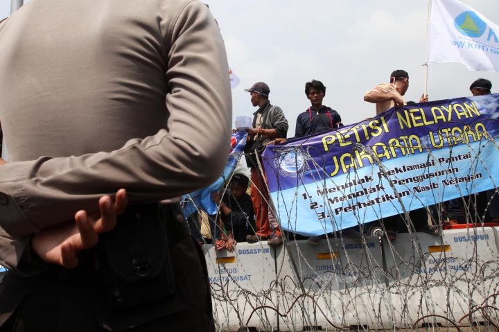 Aksi Tolak Reklamasi Teluk Jakarta