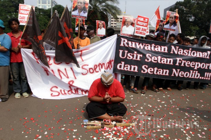 Aksi Usir Freeport