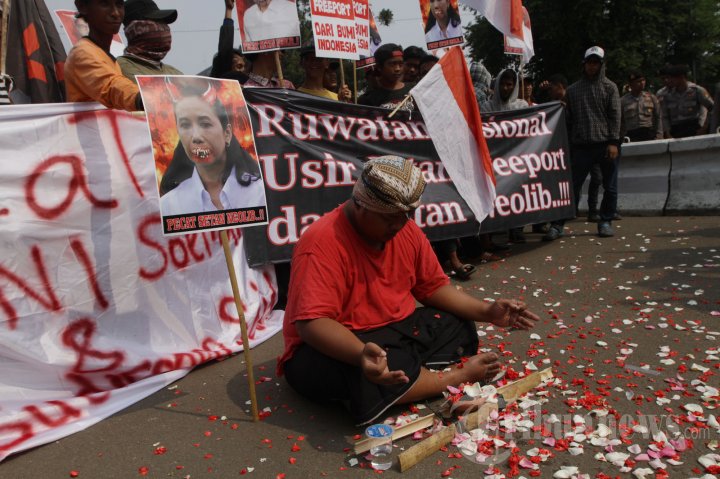 Aksi Usir Freeport