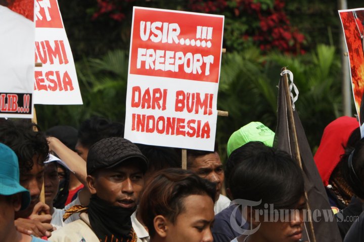 Aksi Usir Freeport
