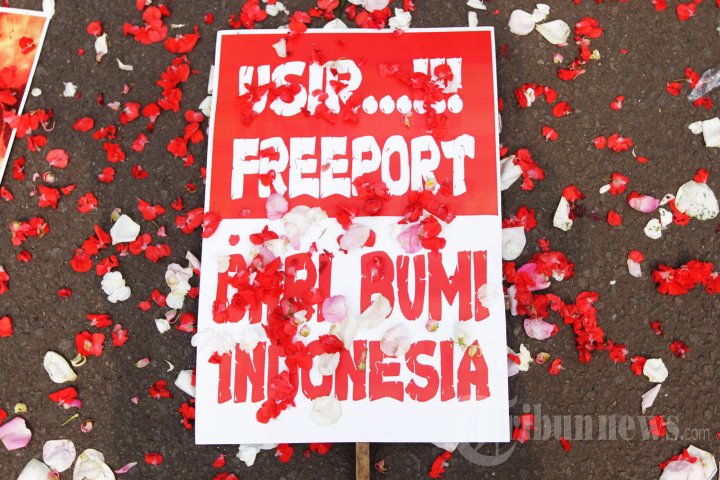 Aksi Usir Freeport