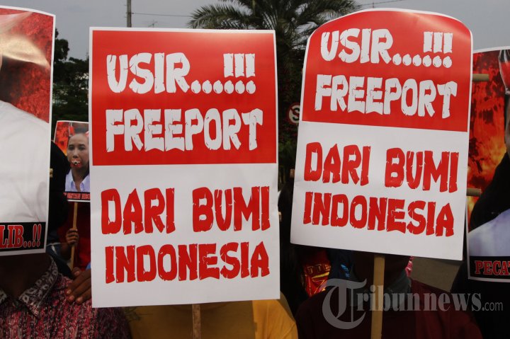 Aksi Usir Freeport