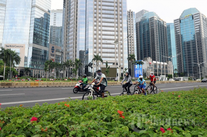 Aktivitas Akhir Pekan Warga saat PSBB di DKI Jakarta