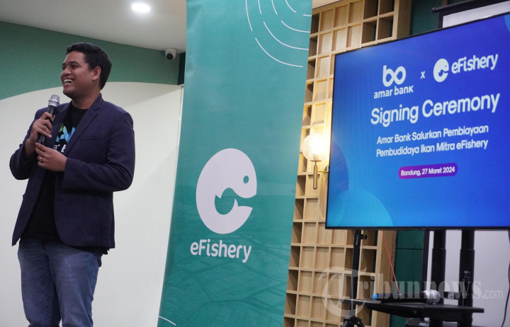 Amar Bank Gandeng eFishery Jalin Kerja Sama Pembudidaya Ikan