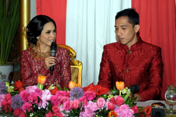 Andien dan Ippe Gelar Resepsi