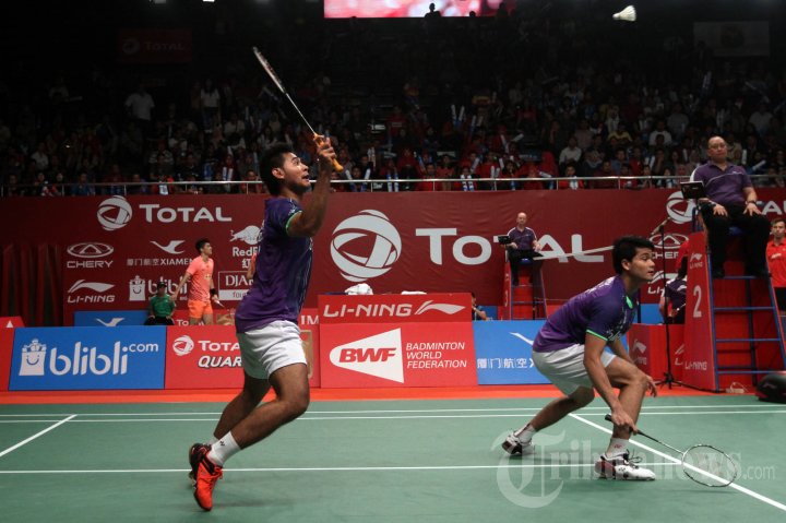 Angga Pratama dan Ricky Karanda Kalahkan Pebulu Tangkis Jepang