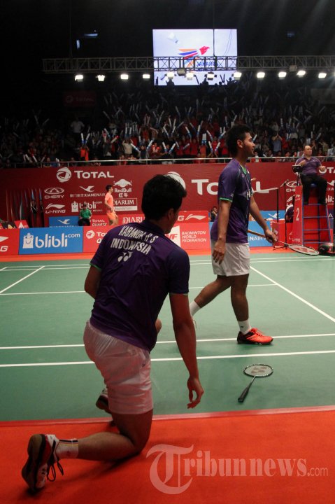 Angga Pratama dan Ricky Karanda Kalahkan Pebulu Tangkis Jepang