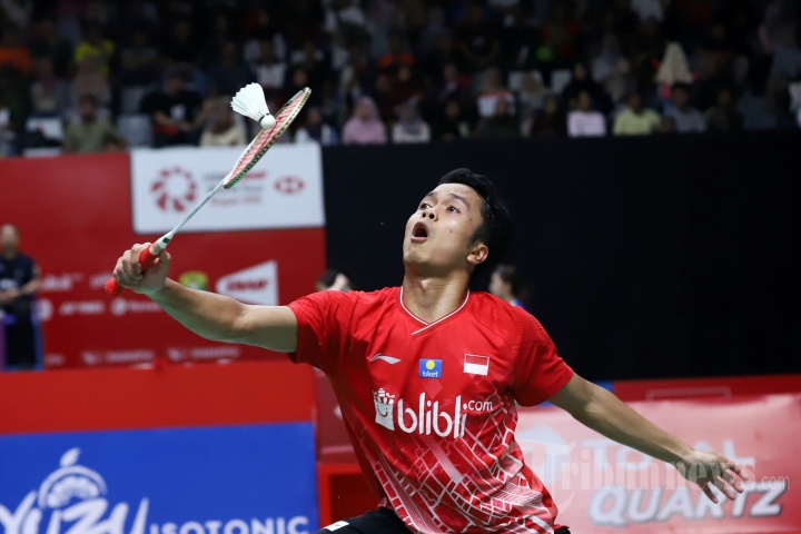 Anthony Ginting Melaju ke Perempat Final Indonesia Masters 2020