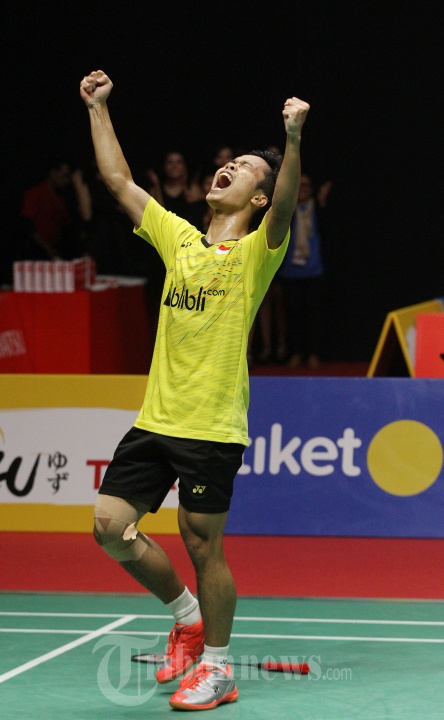 Anthony Sinisuka Ginting Juara Indonesia Master 2018