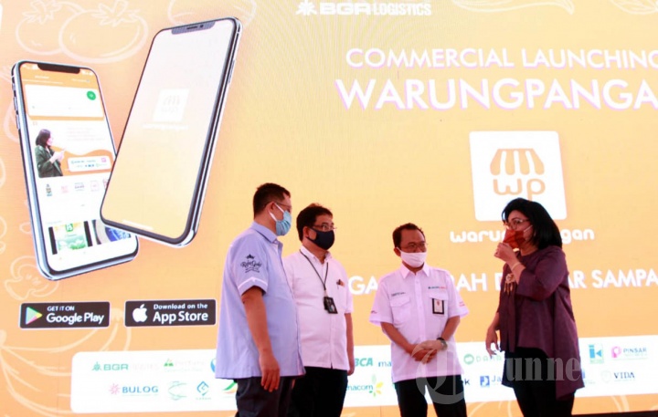 Aplikasi Warung Pangan dan Mitra Warung Pangan Diluncurkan