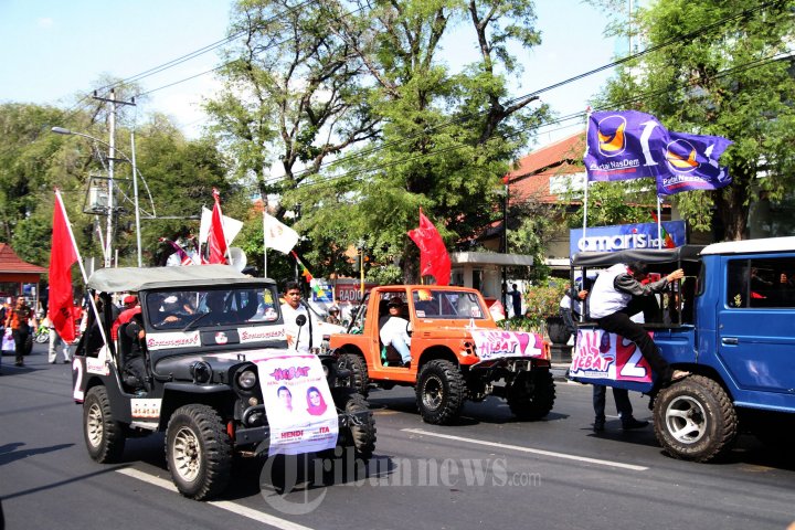 Arak-arakan Pilkada Walikota Semarang