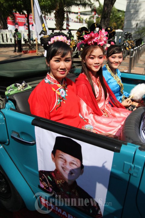 Arak-arakan Pilkada Walikota Semarang