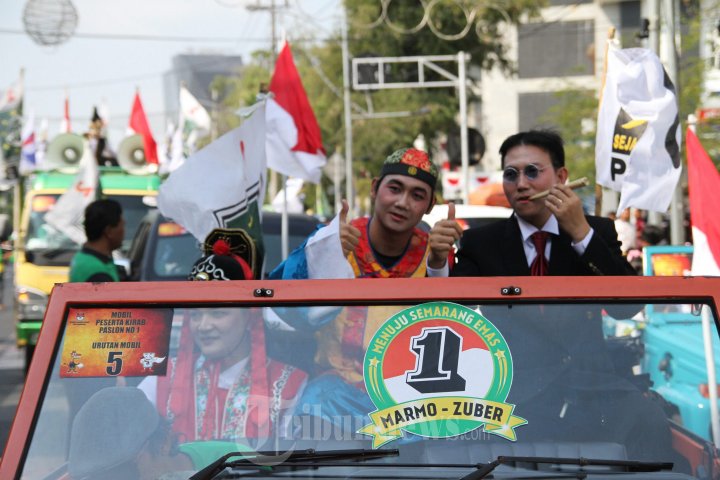 Arak-arakan Pilkada Walikota Semarang