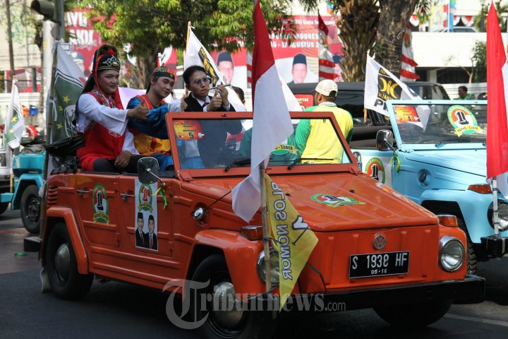 Arak-arakan Pilkada Walikota Semarang