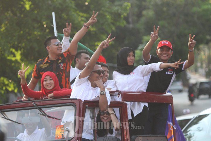 Arak-arakan Pilkada Walikota Semarang