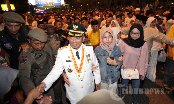 Arak-arakan Walikota Bekasi Terpilih
