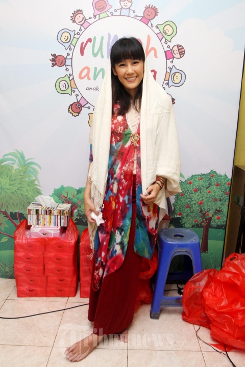 Ardina Rasty Kunjungi Pemulihan Rumah Amalia Ciledug