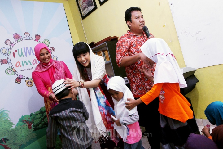 Ardina Rasty Kunjungi Pemulihan Rumah Amalia Ciledug