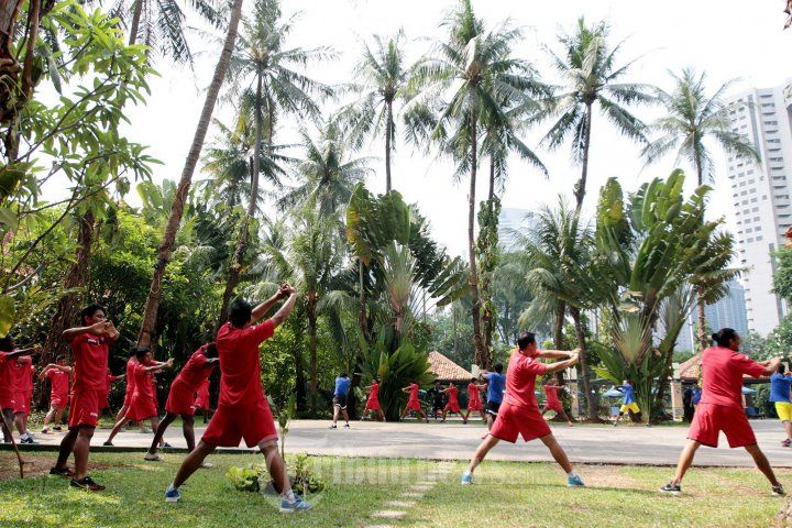 Arema Cronus Latihan di Jakarta