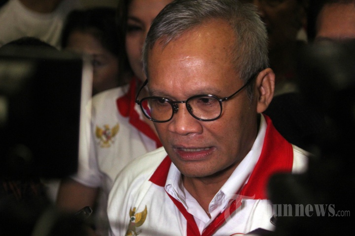 Direktur Program Tim Kampanye Nasional Joko Widodo – Maruf Amin Aria Bima sedang menjawab pertanyaan wartawan dalam acara Temu Relawan Alumni Jerman Untuk 01 di Jakarta, Sabtu (26/1/2019). Acara tersebut bertujuan untuk memaksimalkan potensi dari alumni Jerman untuk memenangkan pemilihan presiden Joko Widodo dengan Maruf Amin pada periode 2019-2024. 