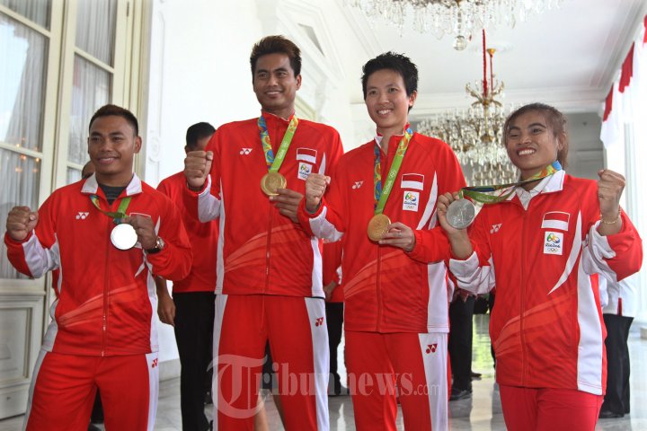 Atlet Peraih Medali Olimpiade Bertemu Presiden Jokowi