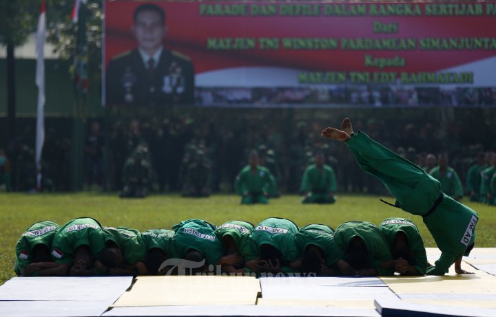 Atraksi Sertijab Panglima Kodam I Bukit Barisan