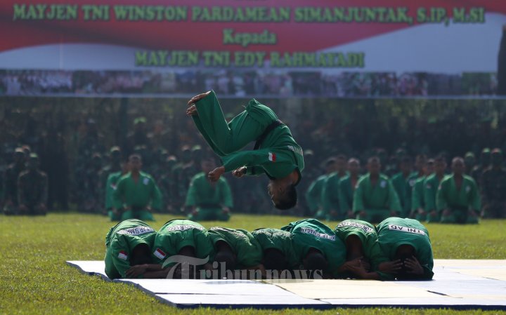 Atraksi Sertijab Panglima Kodam I Bukit Barisan