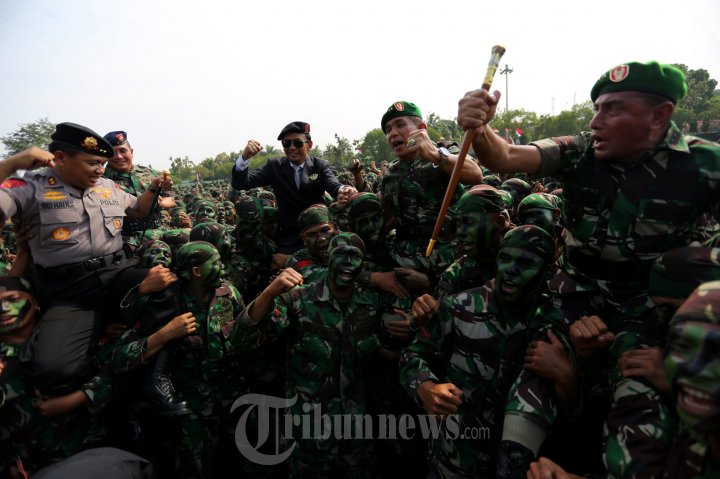Atraksi Sertijab Panglima Kodam I Bukit Barisan
