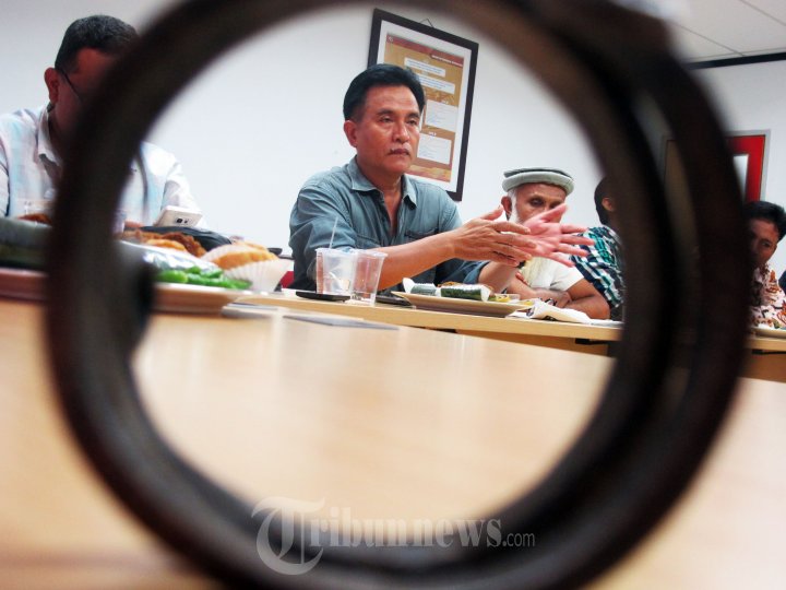 Bacagub DKI Jakarta Yusril Ihza Mahendra Kunjungi Tribunnews