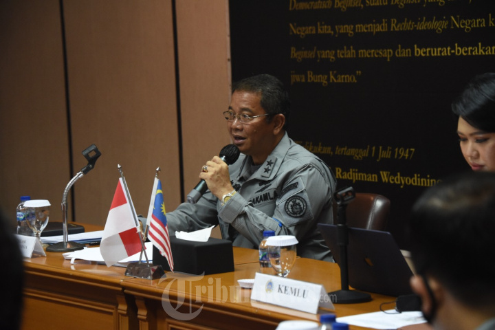Bakamla RI Bersama MKN Malaysia Bahas Implementasi MoU Common Guidelines