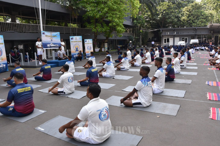 Bakamla RI Olah Raga Bersama Indian Coast Guard