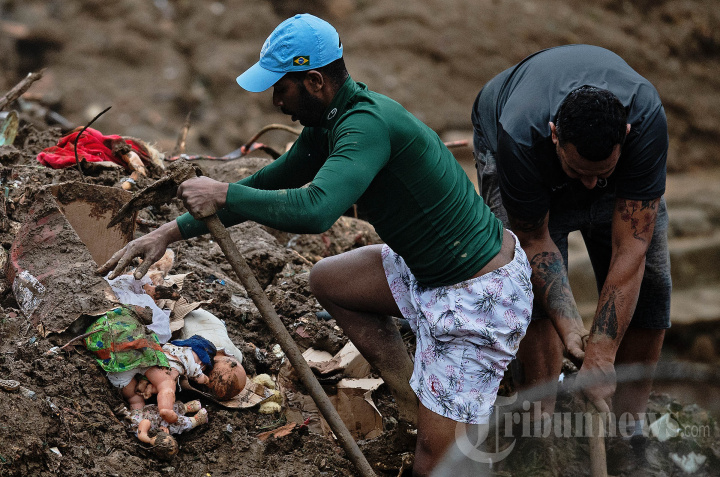 Banjir dan Longsor Terjang Brasil
