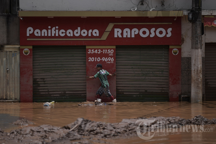 Banjir di Tenggara Brasil Tewaskan Belasan Orang