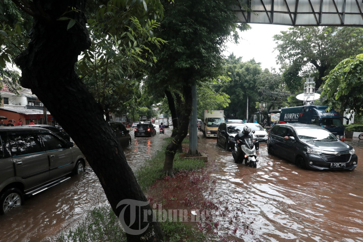 Banjir Kawasan Gunung Sahari Jakarta
