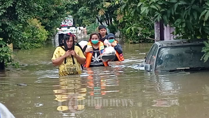 Banjir Perumahan Puri Kartika Ciledug Tangerang