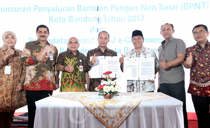Bantuan Sembako Non Tunai e-Vocher Warga Bandung
