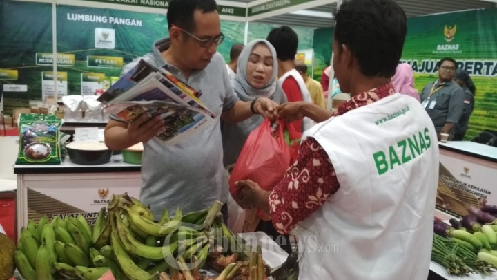 BAZNAS Pamerkan Produk Pertanian Mustahik