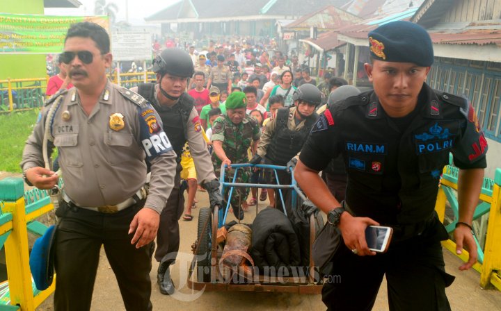 Benda Diduga Bom di Halaman Mesjid Jami Pontianak