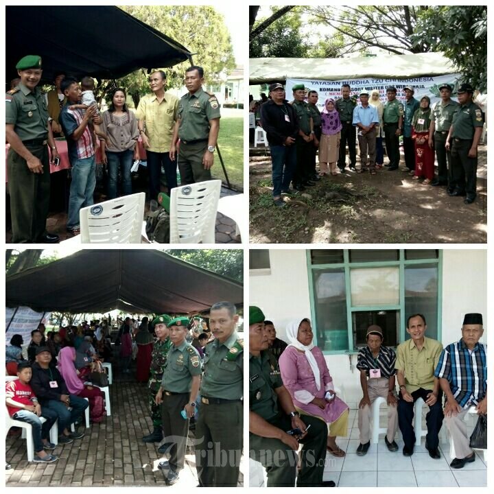 Bhakti Sosial Korem 032/Wbr dengan Yayasan Buddha Tzu Chi