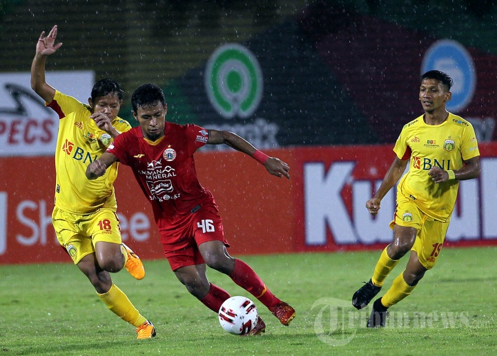 Bhayangkara FC vs Persija Jakarta Aksi Osvaldo Haay